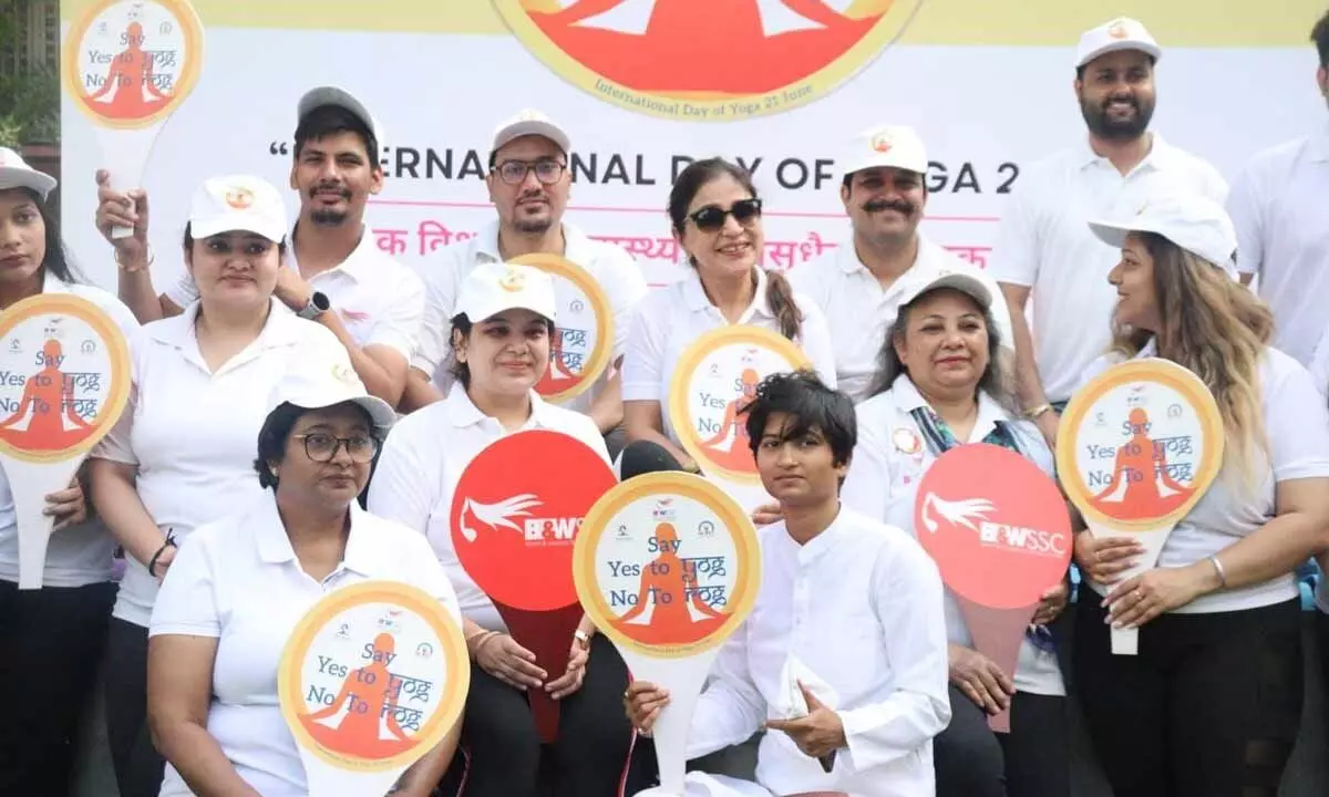 B&WSSC unveils 21 day yoga programme B&WSSC unveils 21 day yoga programme