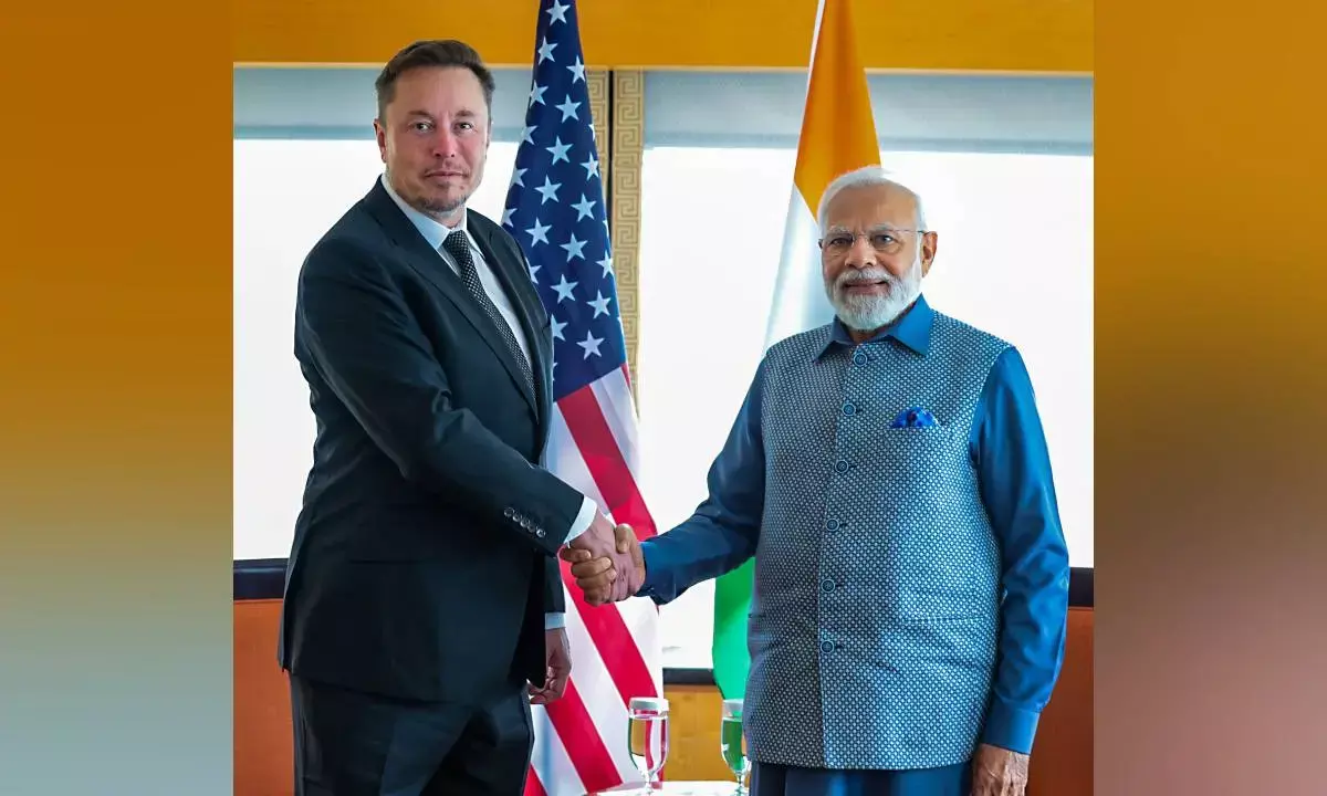 Musk turns Modi fan as PM meets biz leaders in US