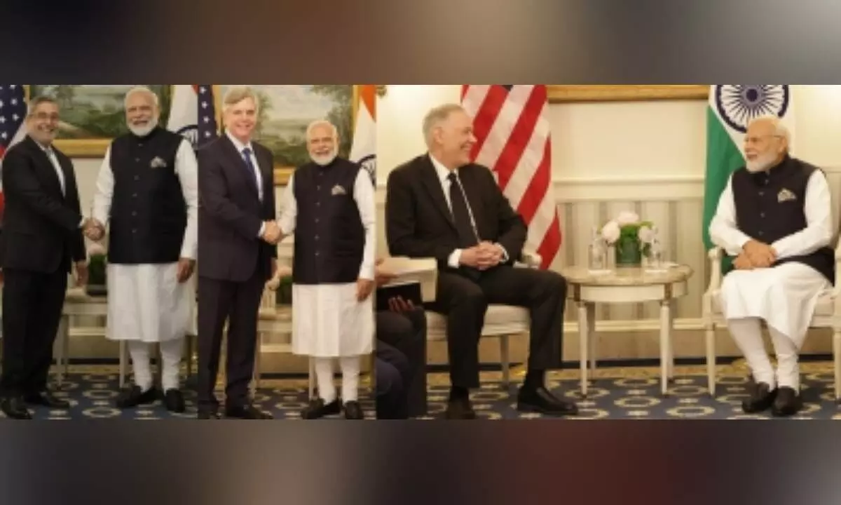 PM Modi meets top American CEOs, seeks technological collaboration