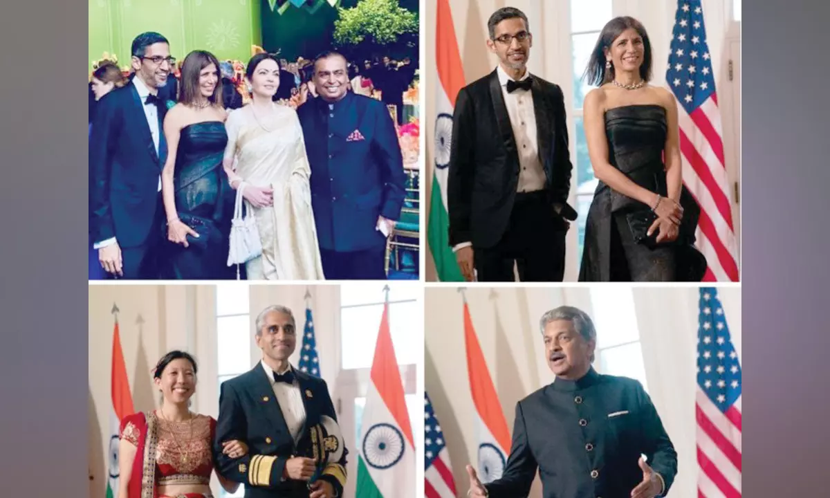 Only 3 Indian bizmen on dinner guest list