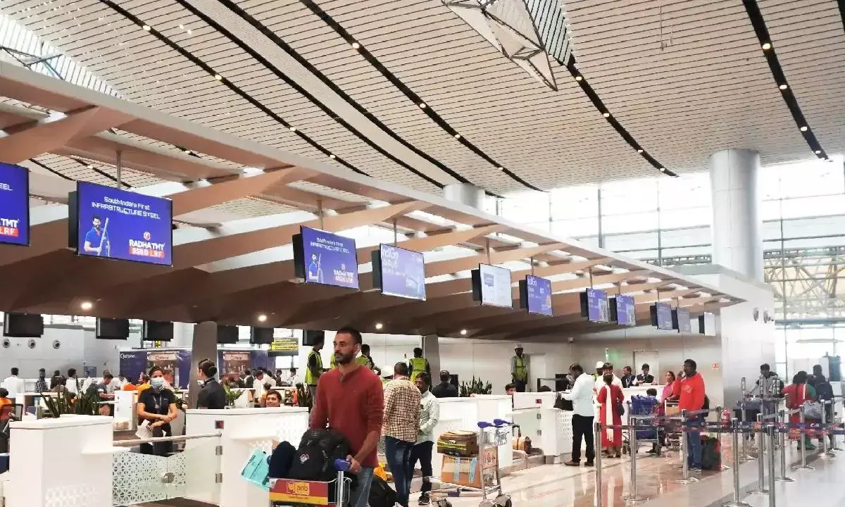 GMR hyd launches self-baggage drop facility