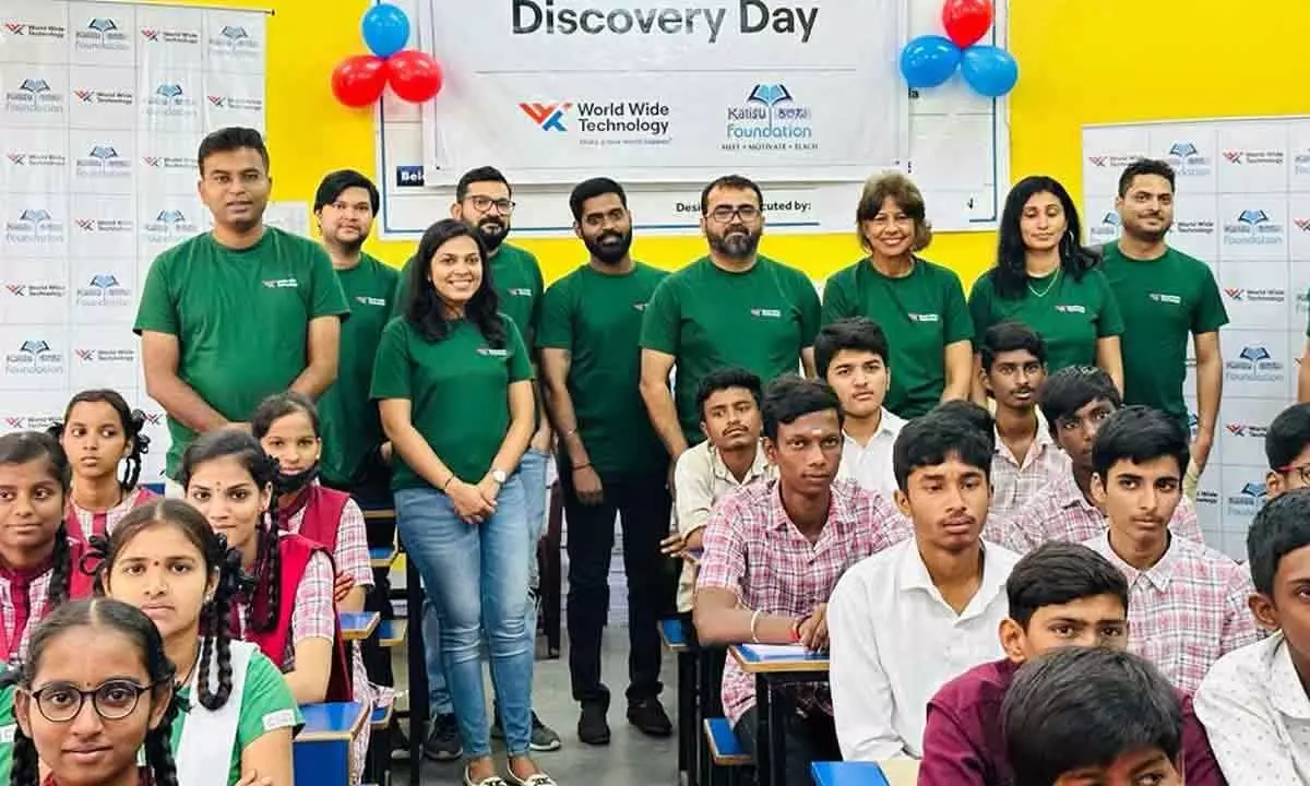 WWT India hosts career discovery day at ZP school in Hyd