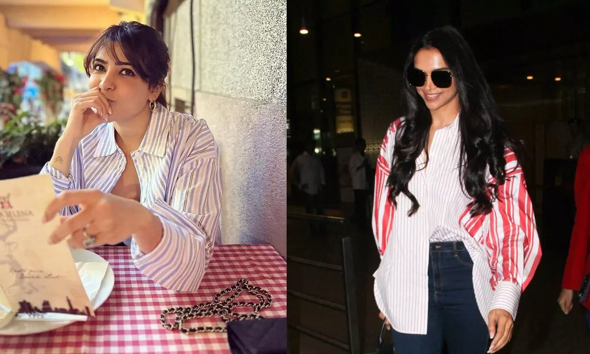 Deepika vs. Samantha: Who Nails the Classic Shirt and Denim Look?