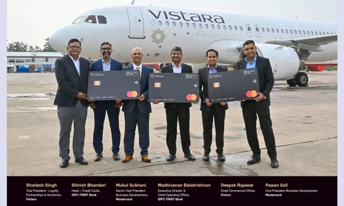 IDFC FIRST Bank, Club Vistara and Mastercard launch new credit card