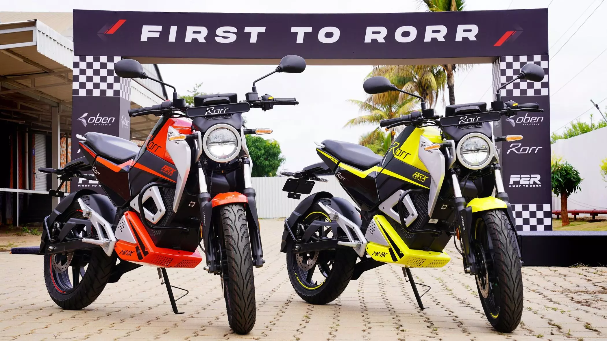 Oben Rorr electric motorcycle