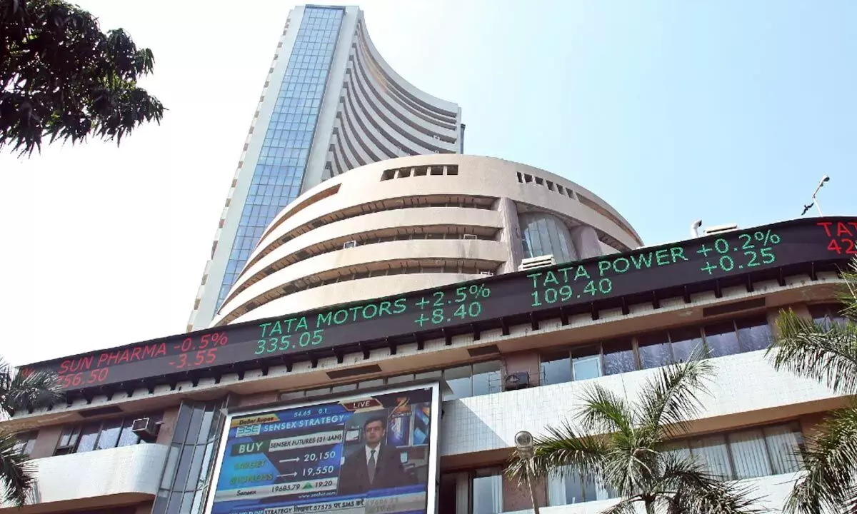 Financials lead Sensex down