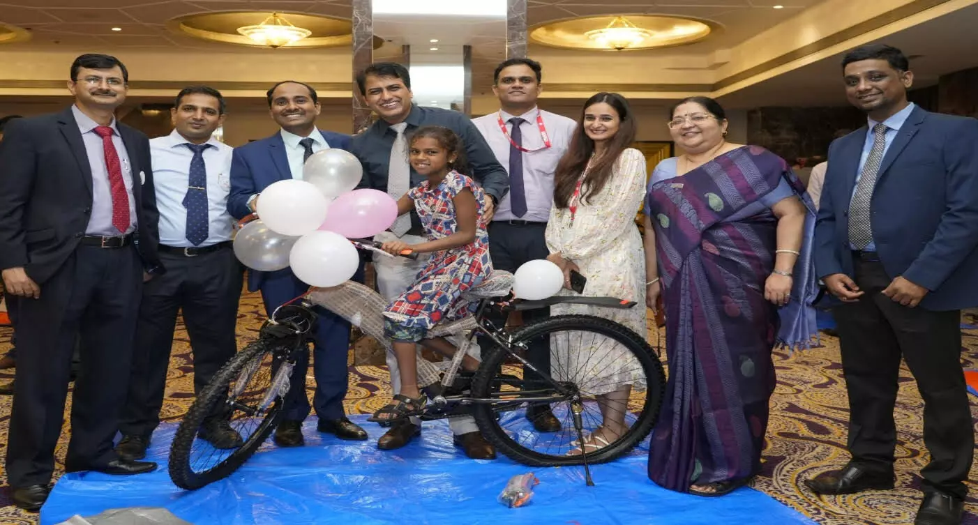 Union Bank of India donates 20 bicycles to tribal children