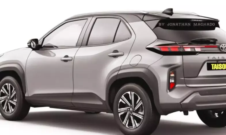 A sneak peek of Toyota-Maruti Suzuki Fronx-Based Taisor