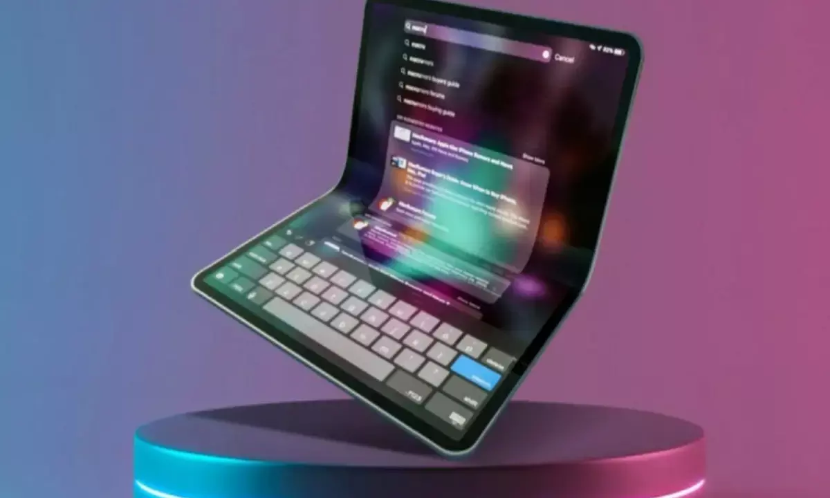 Foldable iPad