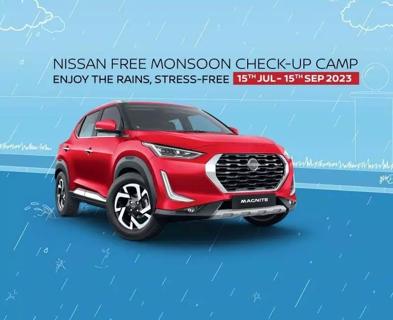 Nissan announces free monsoon check-up camp for customers