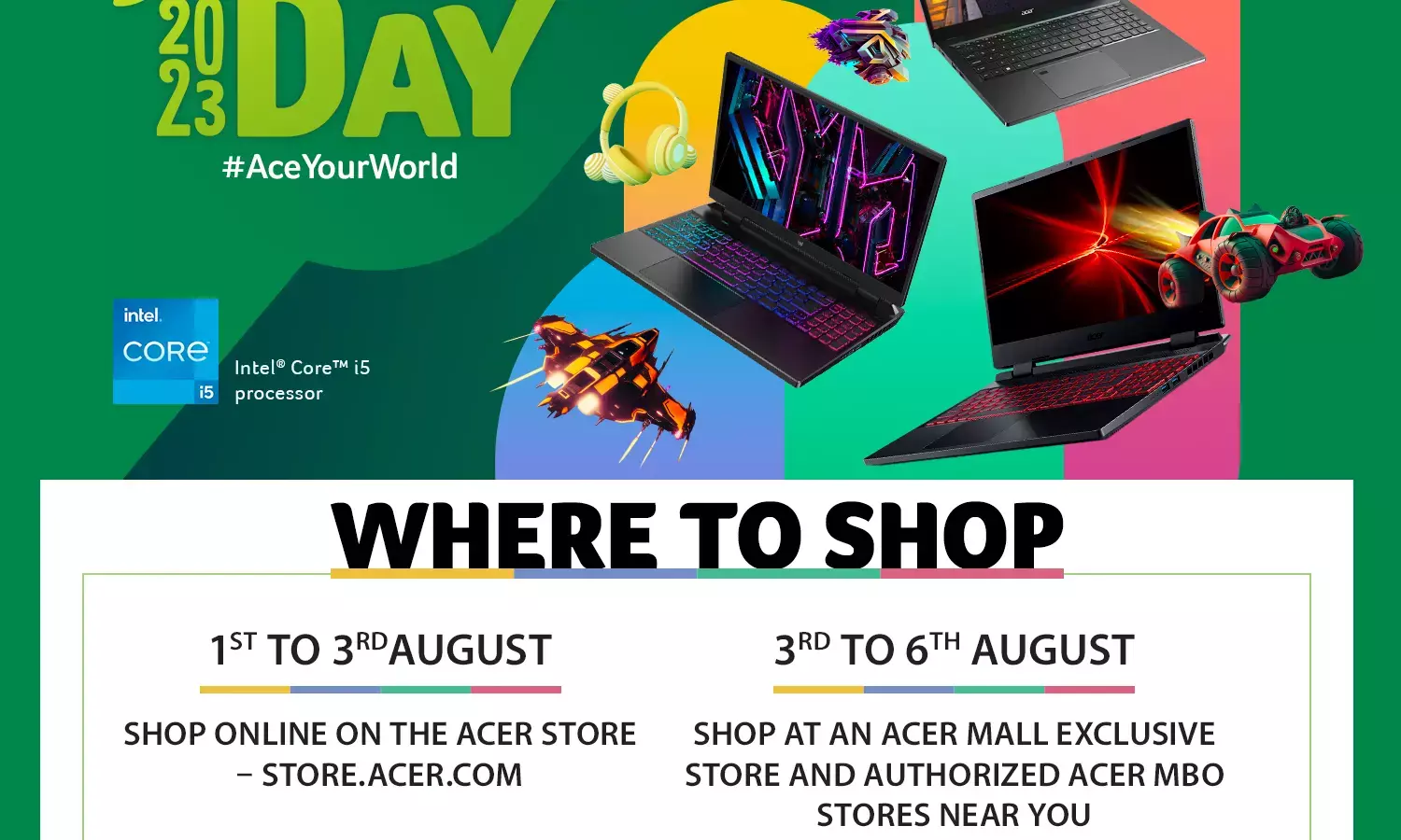 Annual Acer Day sale announced, enjoy discounts upto 57% on Acer online platform