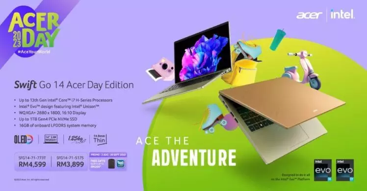 Acer Day 2023 showcases Acer Swift Go 14 Special Edition, Promotions and more