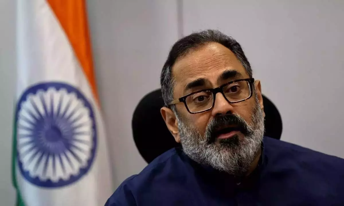 Minister of State (MoS) for Electronics and IT, Rajeev Chandrasekhar