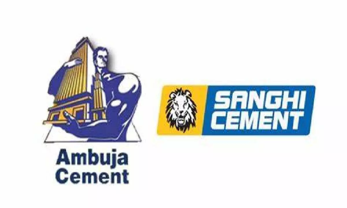 Sanghi Ind, Ambuja Cement shares surging Sanghi Ind, Ambuja Cement shares surging
