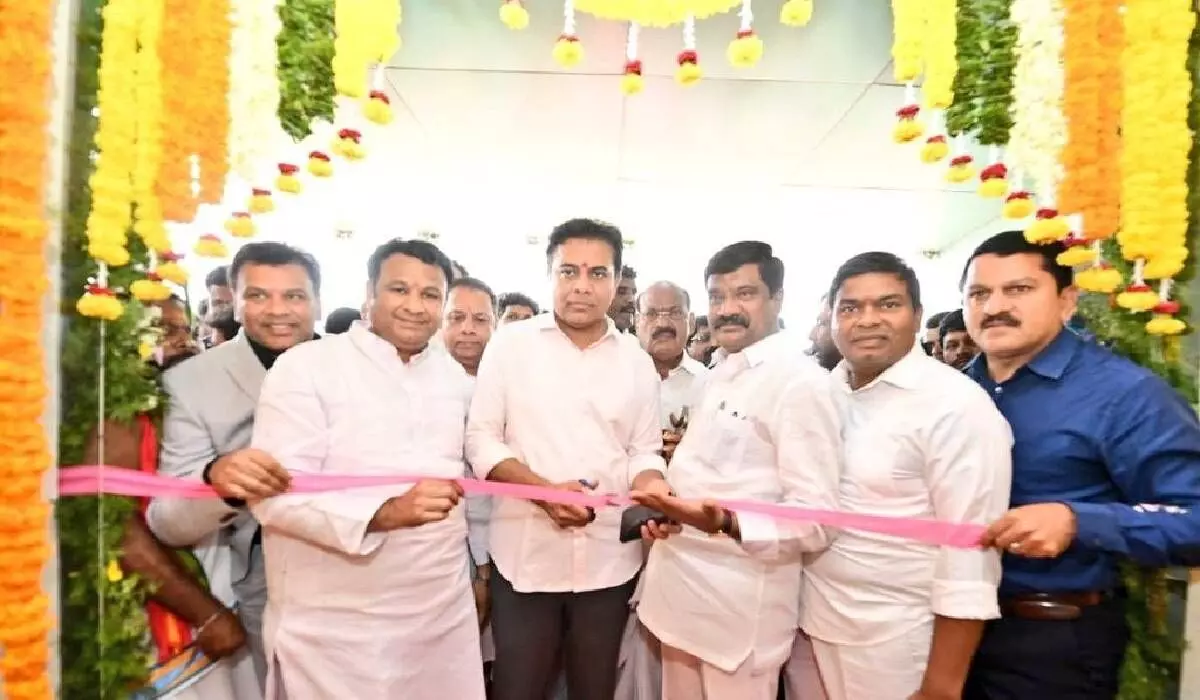 KTR inaugurates IT Tower in Nizamabad