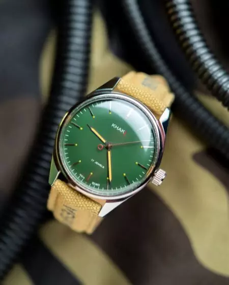 Celebrate Ajwain KHAKI Mechanical watch Limited-Edition BASANTAR Celebrate Ajwain KHAKI Mechanical watch Limited-Edition BASANTAR