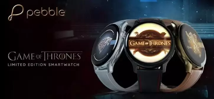 Pebble unveils Limited-Edition Game of Thrones Smartwatch at Rs 5,499