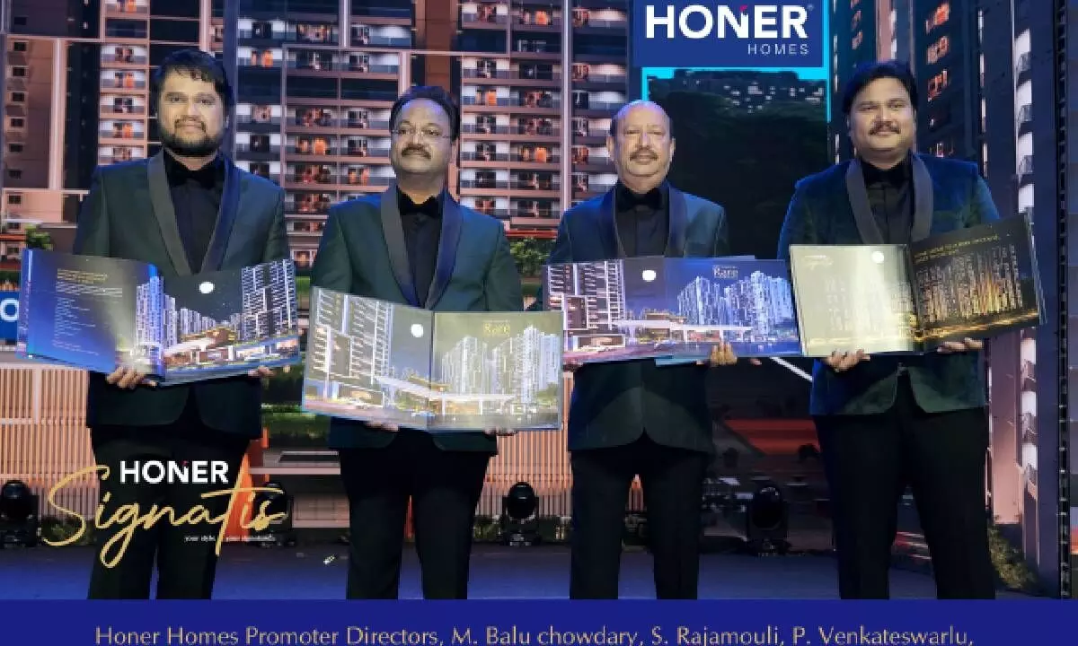Honer Homes launches gated community project in Hyd Honer Homes launches gated community project in Hyd