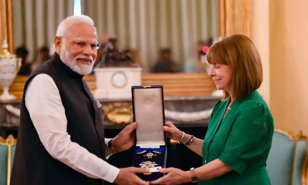Modi 1st foreign Head of Govt to receive Greece honour
