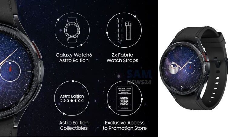 Samsung, Galaxy Watch 6 Classic, 47MM, Astro Black - eXtra Saudi