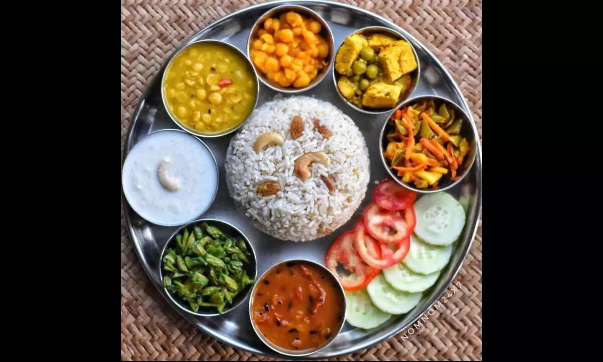 Tomato back on veg thali