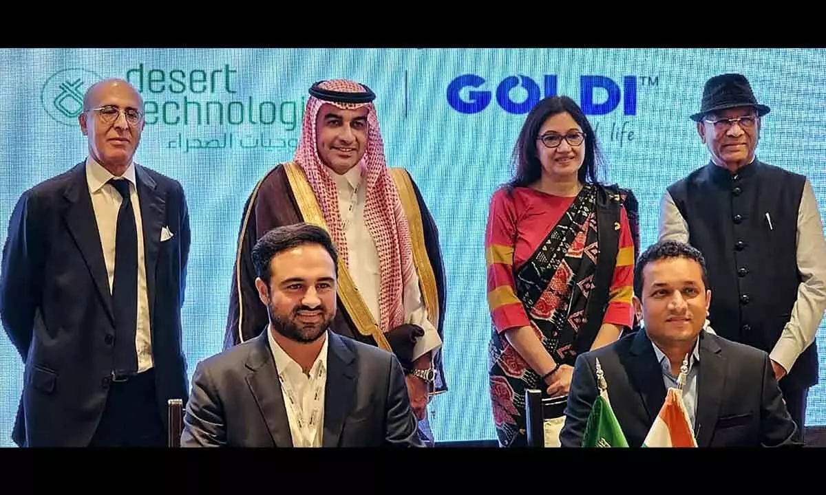 Goldi Solar, Desert Technologies to explore green energy