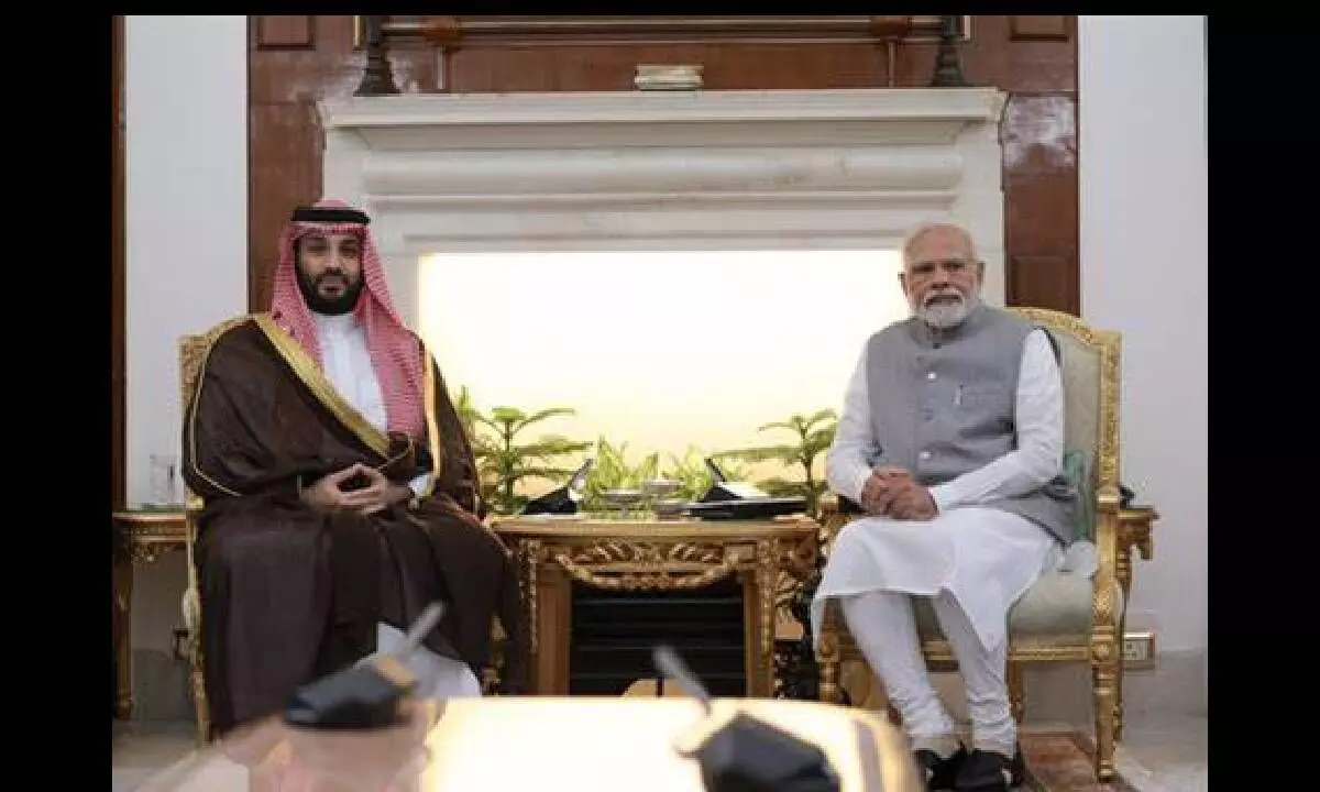 Modi holds talks with Saudi Crown Prince