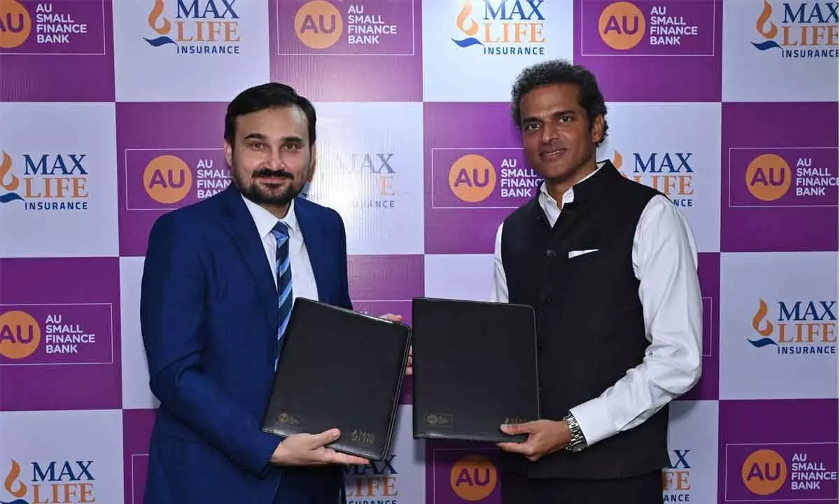 AU SFB partners with Max Life Insurance