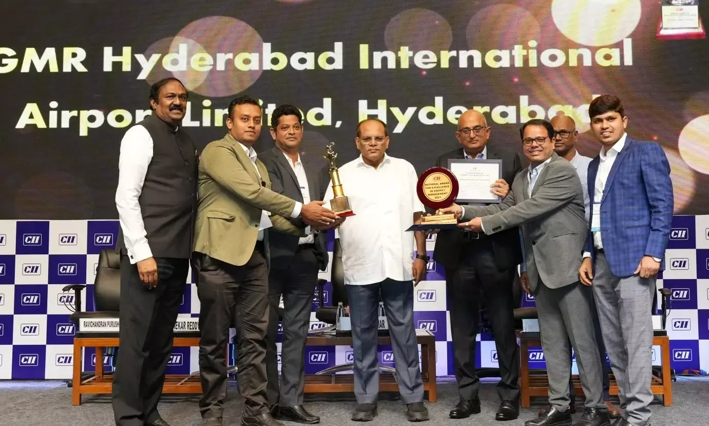 GMR Hyd airport bags CII national awards