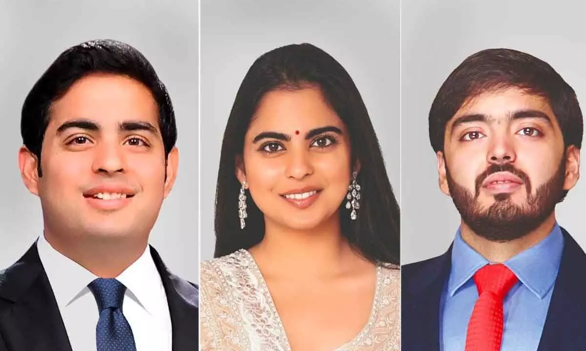 Ambani’s 3 children forego salary