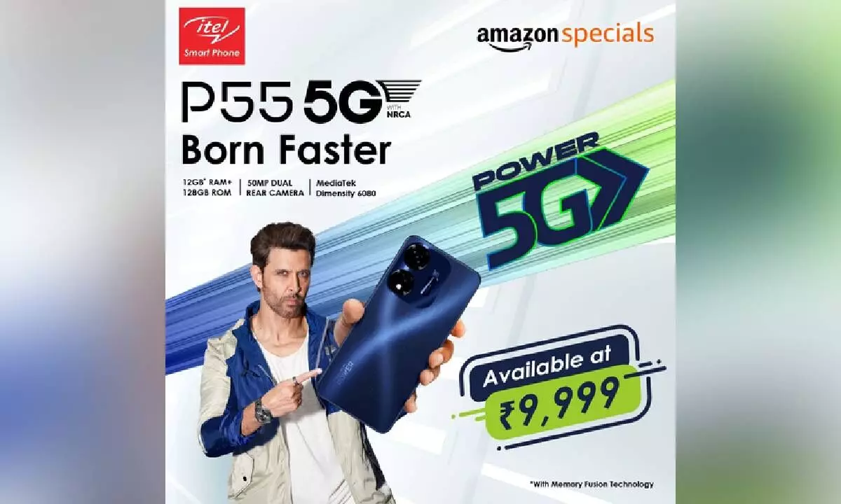 itel launches India’s most affordable 5G smartphone ‘P55 Power 5G’ under Rs 10K