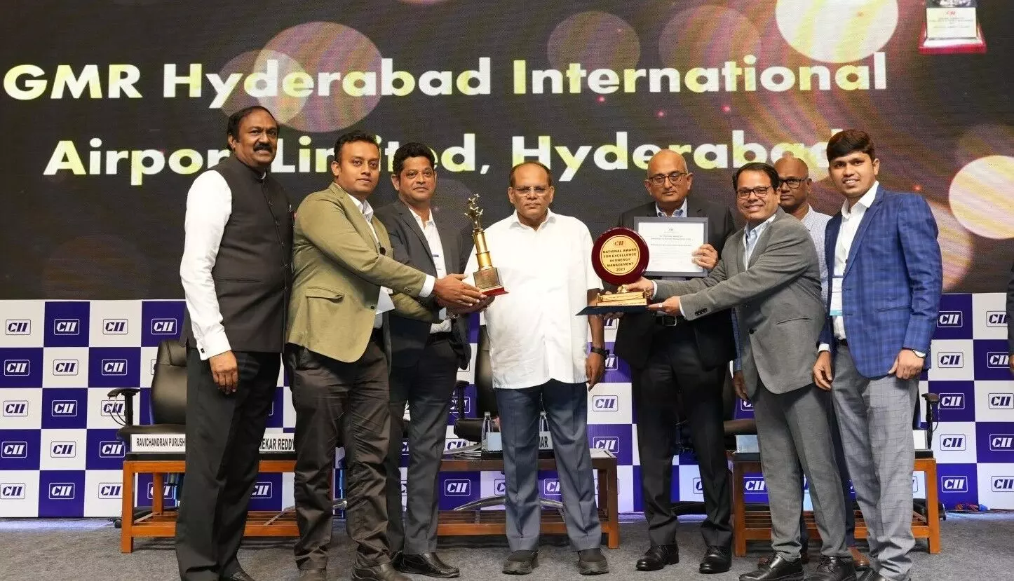 GMR Hyd airport bags CII national awards