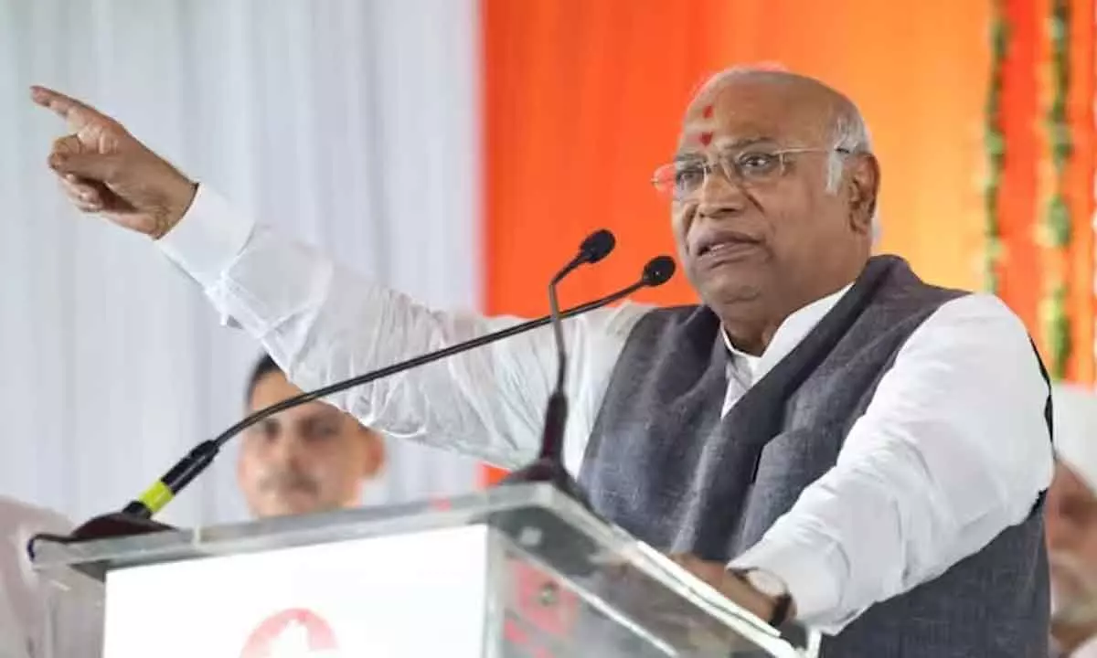 Women’s reservation bill ‘jumla’ by BJP: Kharge