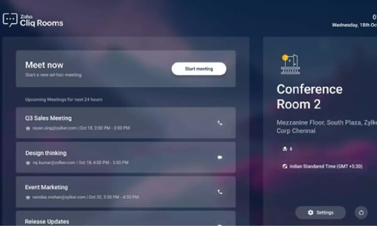 Zoho sees 37% growth in India, launches smart conference room solution