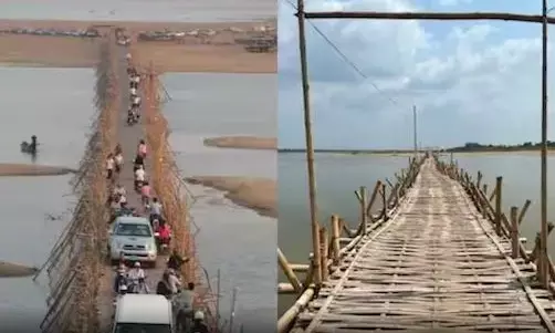 The Worlds Longest Bamboo Bridge in Cambodia is Recreated Annually