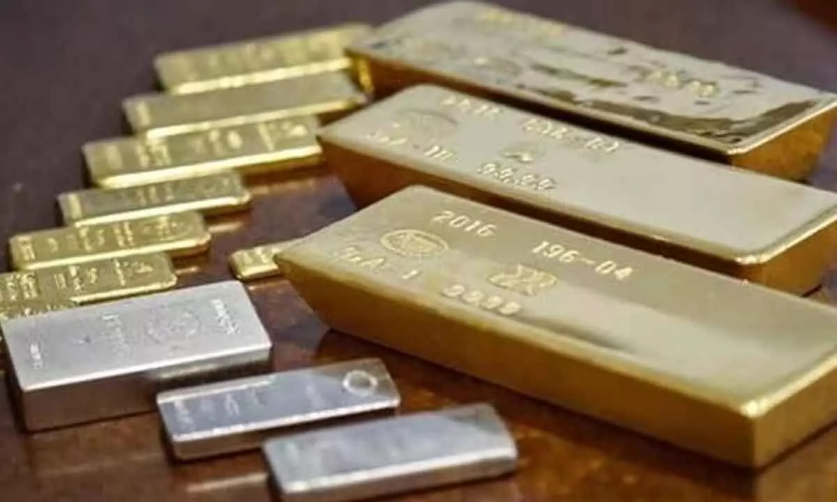 Gold prices dropped Rs 130 to Rs 72,750 per 10 grams, silver remained flat at Rs 84,500 per kg