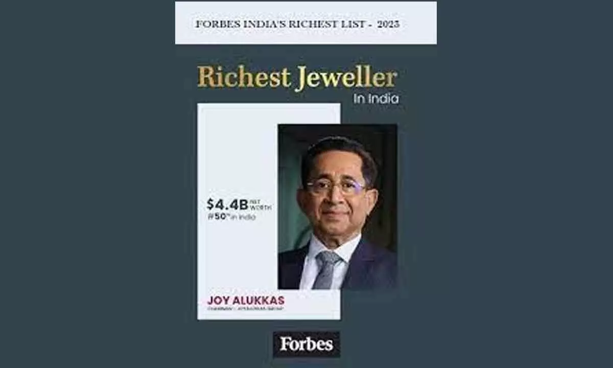 Joy Alukkas climbs up to 50th spot on Forbes list of India’s richest