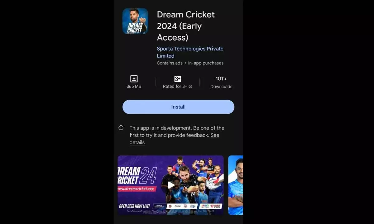 Dream11 parent launches its 1st cricket mobile game in India