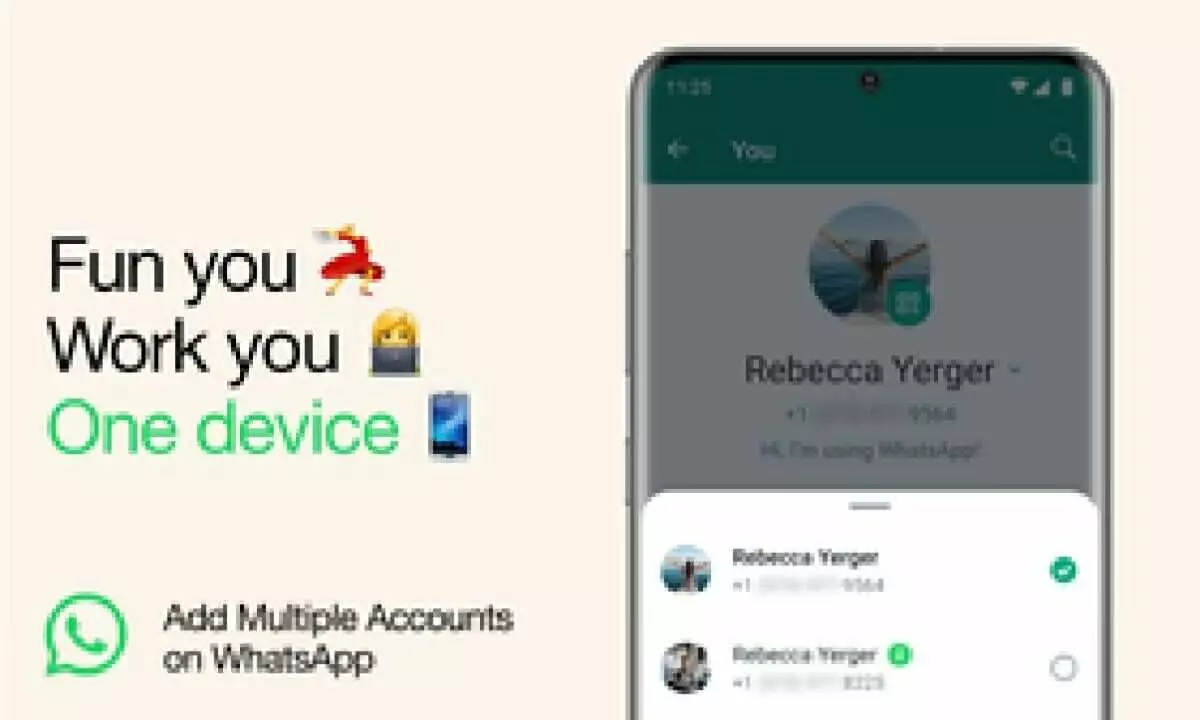 Use 2 WhatsApp accounts at same time soon: Zuckerberg