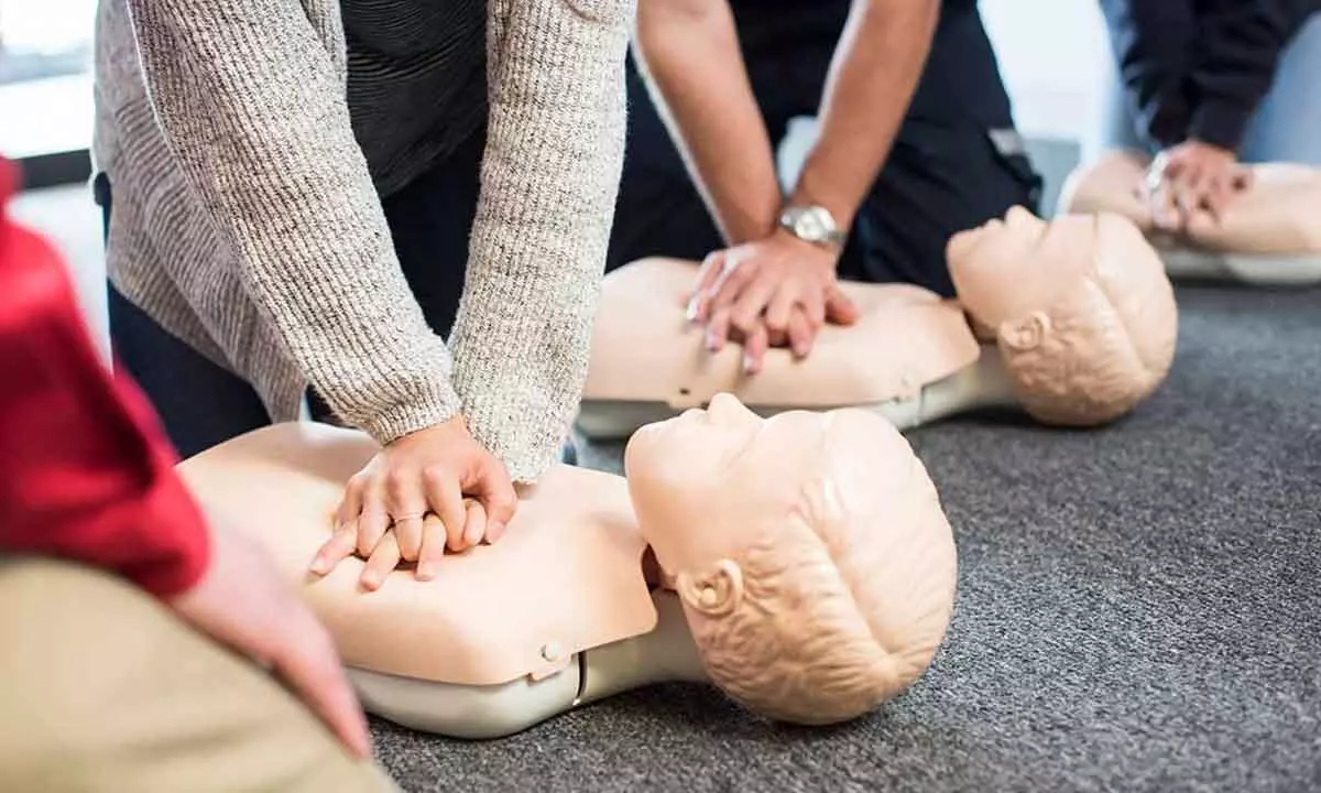 Life-saving training held in Visakhapatnam