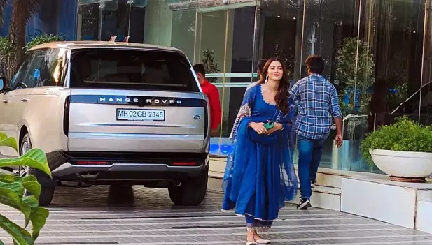 Pooja Hegde Gifts herself New Range Rover on Dussehra