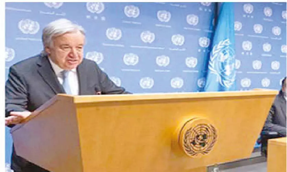 Guterres launches panel on AI