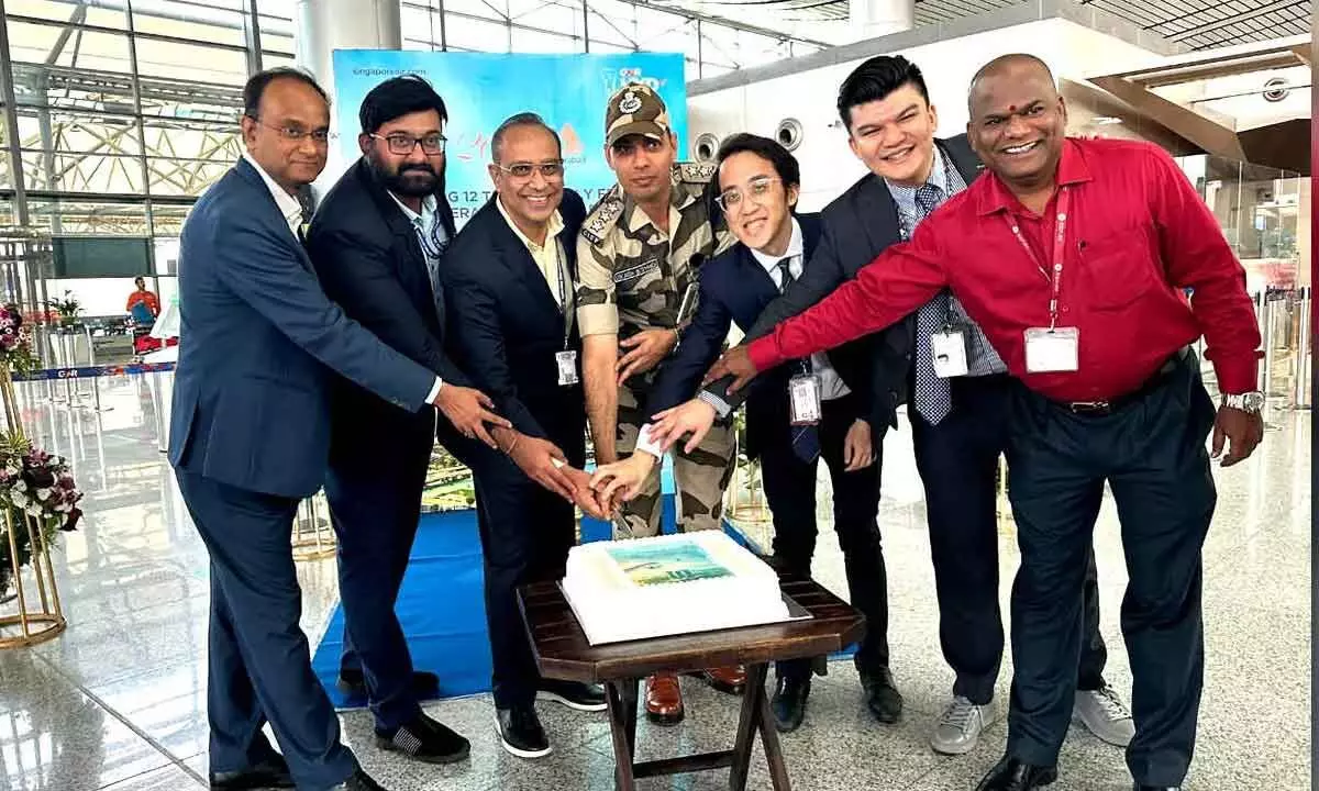Hyd airport enhances connectivity to S’pore