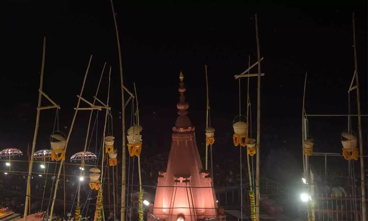Ganga Seva Nidhi lights up sky in memory of brave Indian warriors