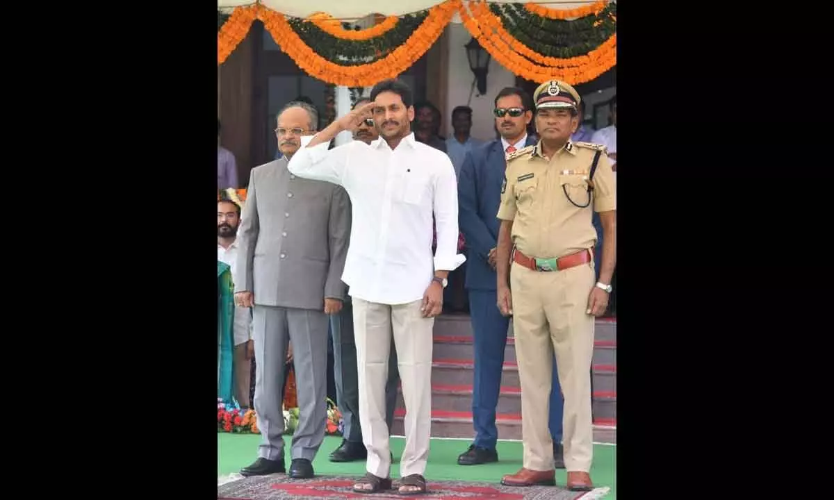 Jagan participates in AP formation day celebrations