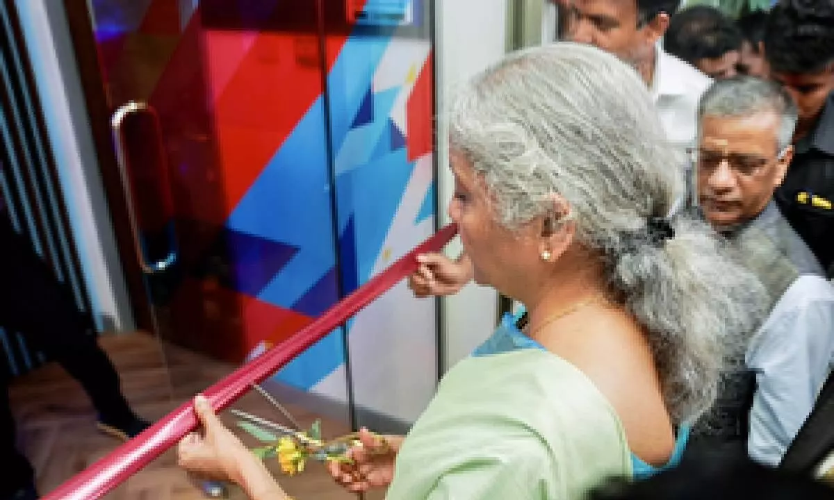 Sitharaman inaugurates SBI branch in Sri Lankas Trincomalee