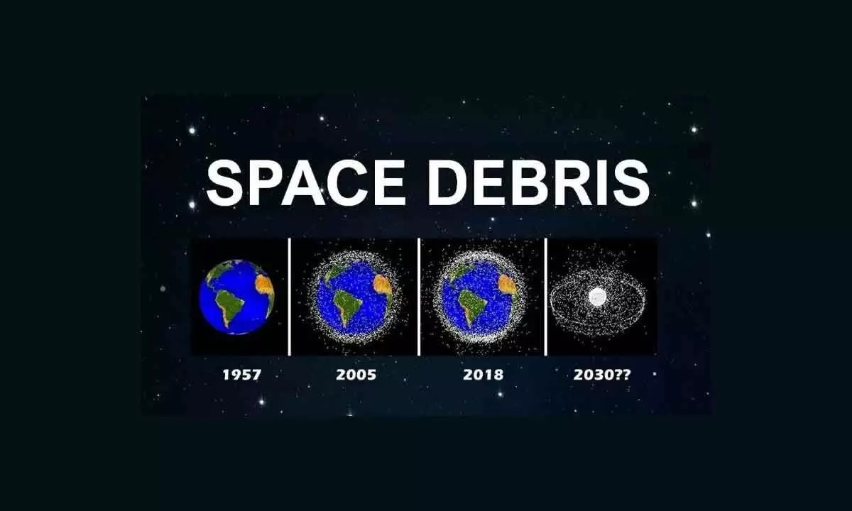 Junk from overcrowded space stations in orbit can destroy the environment