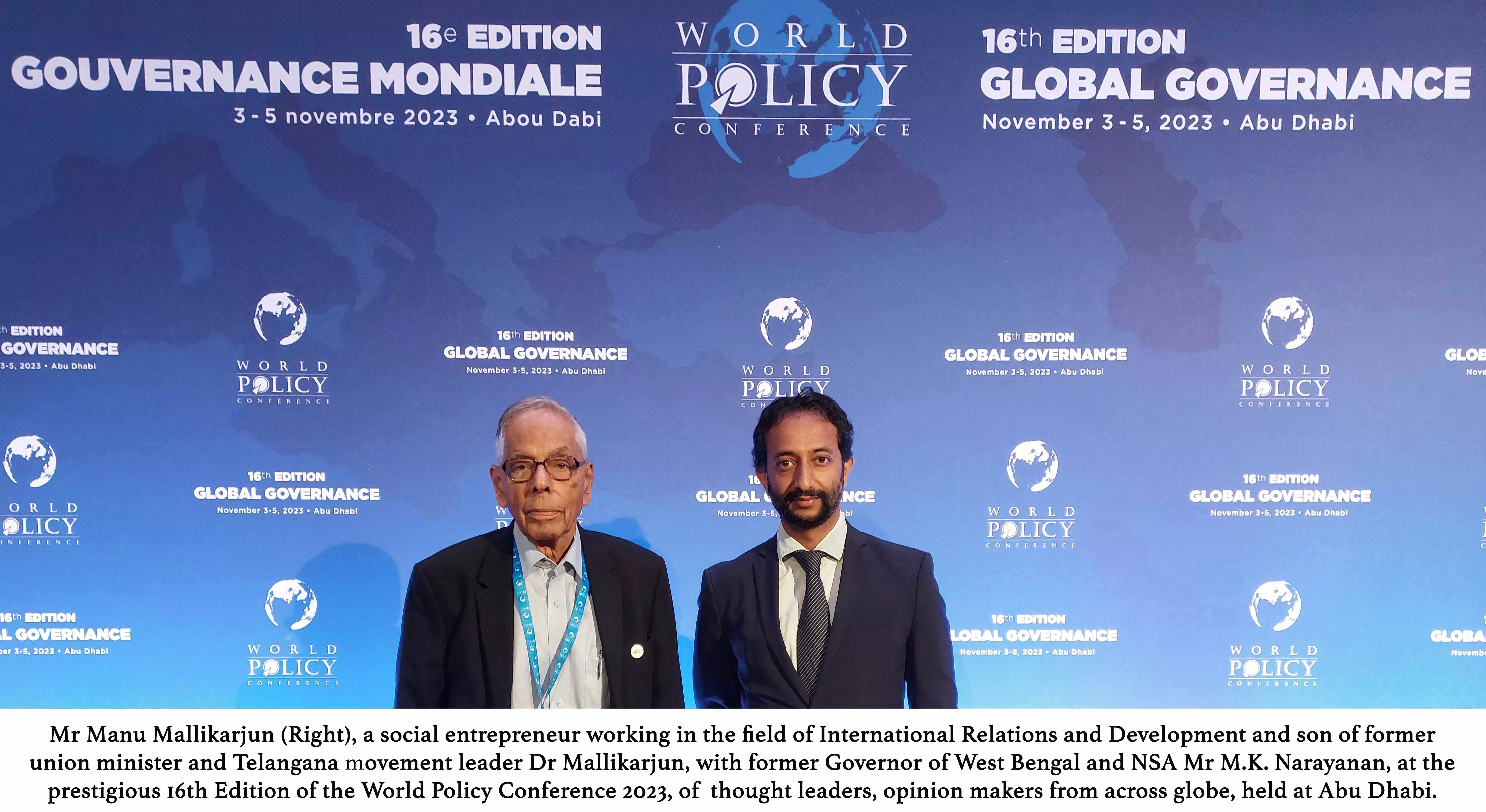 Indian delegates attend World Policy Conference at Abu Dhabi