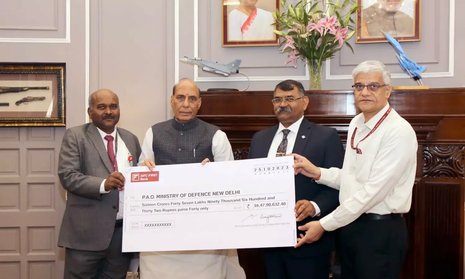 Bharat Dynamics pays final dividend of Rs16 crore to Centre