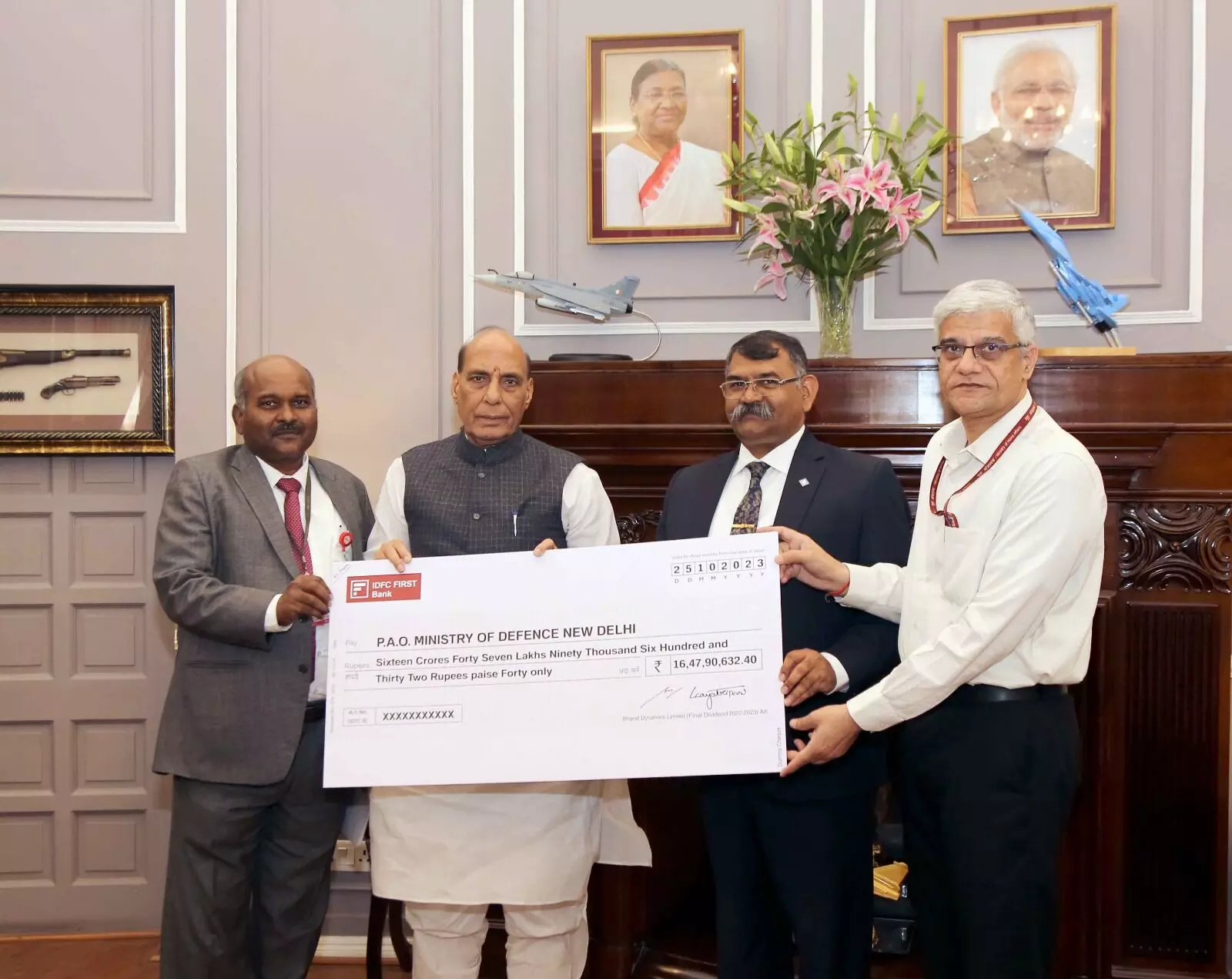 Bharat Dynamics pays final dividend of Rs16 crore to Centre